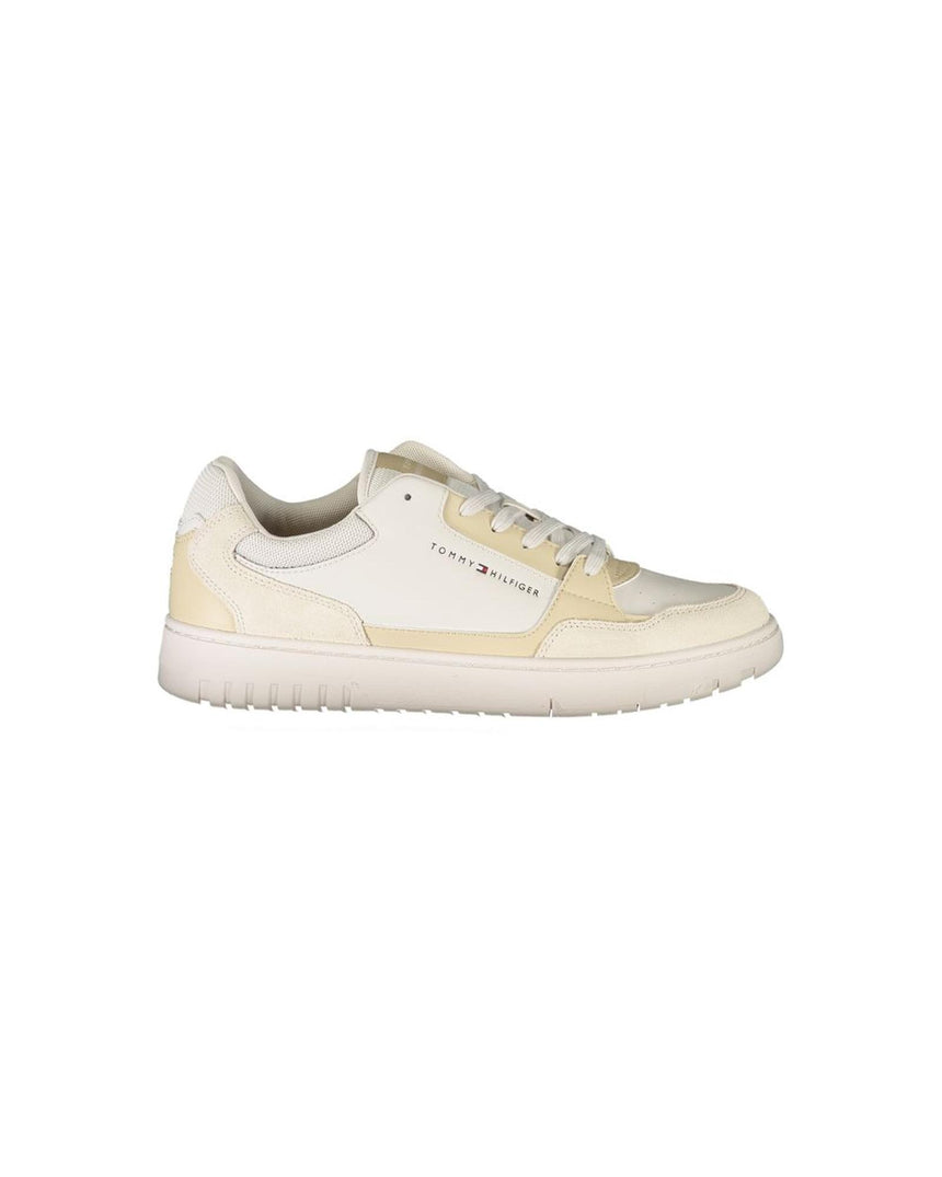 Tommy Hilfiger Men's Beige Polyester Sneaker - 42 EU