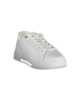 Tommy Hilfiger Women's White Polyester Sneaker - 36 EU