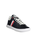 Tommy Hilfiger Men's Blue Polyester Sneaker - 40 EU