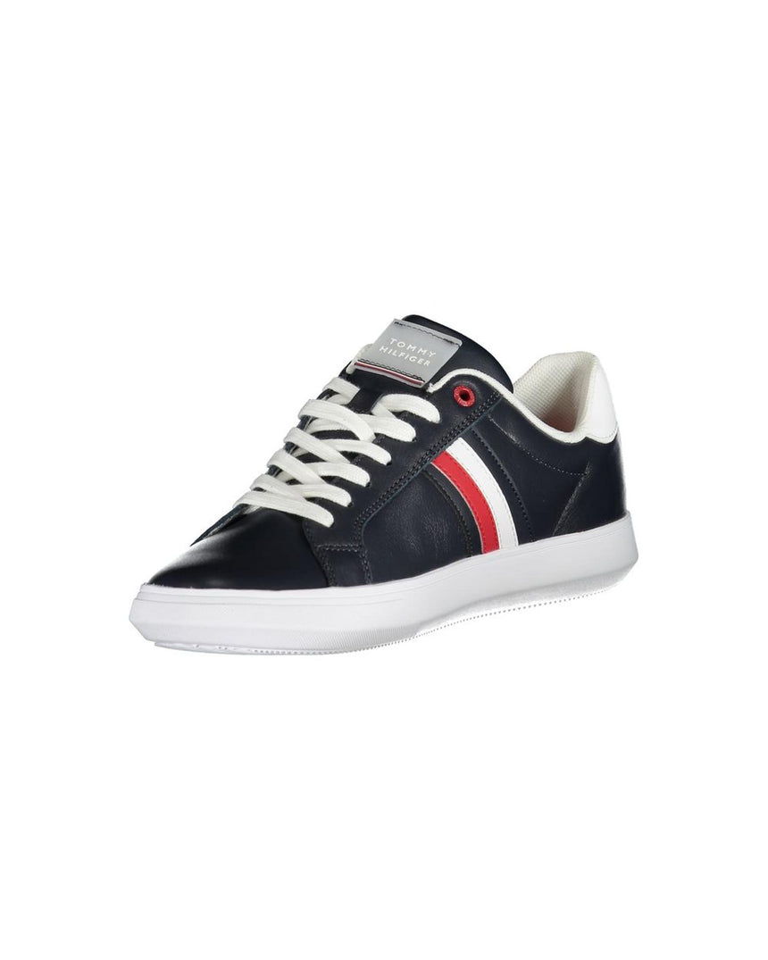 Tommy Hilfiger Men's Blue Polyester Sneaker - 40 EU