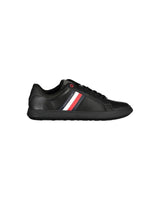 Tommy Hilfiger Men's Black Polyester Sneaker - 41 EU