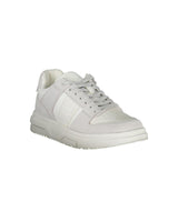 Tommy Hilfiger Men's White Polyester Sneaker - 41 EU