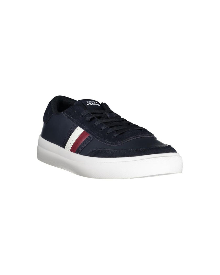 Tommy Hilfiger Men's Blue Polyester Sneaker - 41 EU