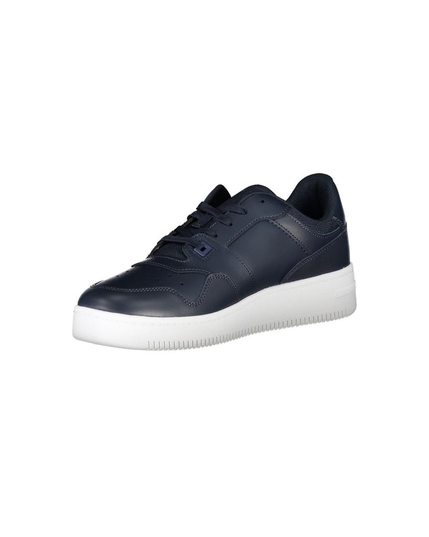 Tommy Hilfiger Men's Blue Polyester Sneaker - 40 EU