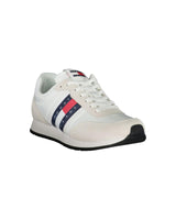 Tommy Hilfiger Men's White Polyester Sneaker - 41 EU