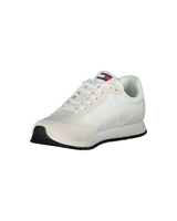 Tommy Hilfiger Men's White Polyester Sneaker - 41 EU