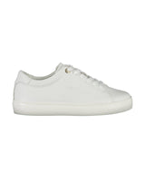 Tommy Hilfiger Women's White Polyester Sneaker - 39 EU