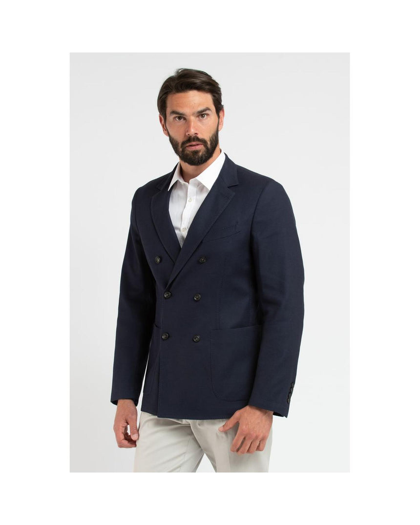 Trussardi Men's Blue Virgin Wool Blazer - 44 IT