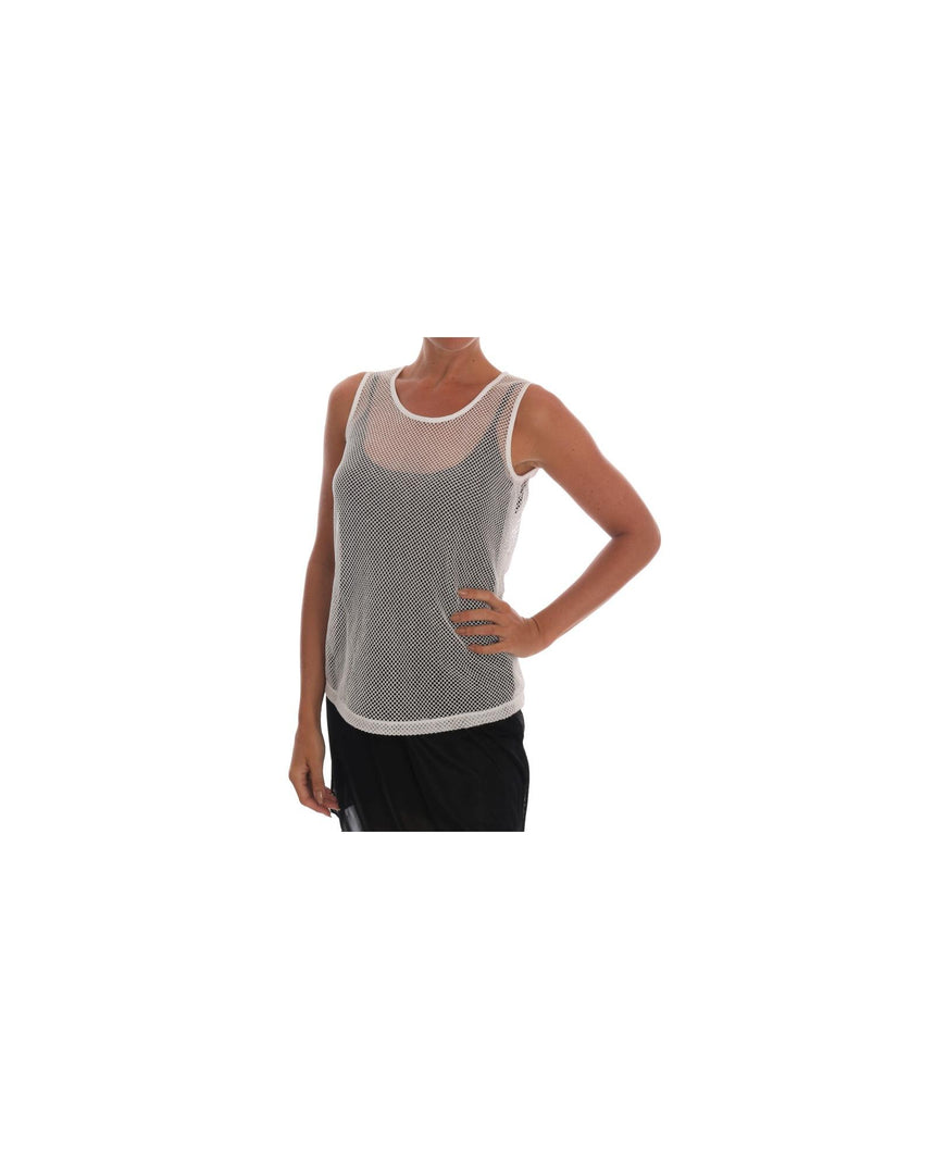 DOLCE & GABBANA Transparent Net Tank Top 40 IT Women