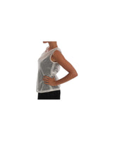 DOLCE & GABBANA Transparent Net Tank Top 38 IT Women