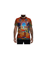 Majolica Soldier Print Crewneck T-Shirt 44 IT Men