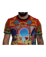 Majolica Soldier Print Crewneck T-Shirt 46 IT Men