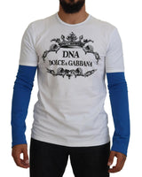 Authentic Dolce & Gabbana Crewneck Pullover Sweater with DNA Motive 50 IT Men