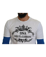 Authentic Dolce & Gabbana Crewneck Pullover Sweater with DNA Motive 52 IT Men