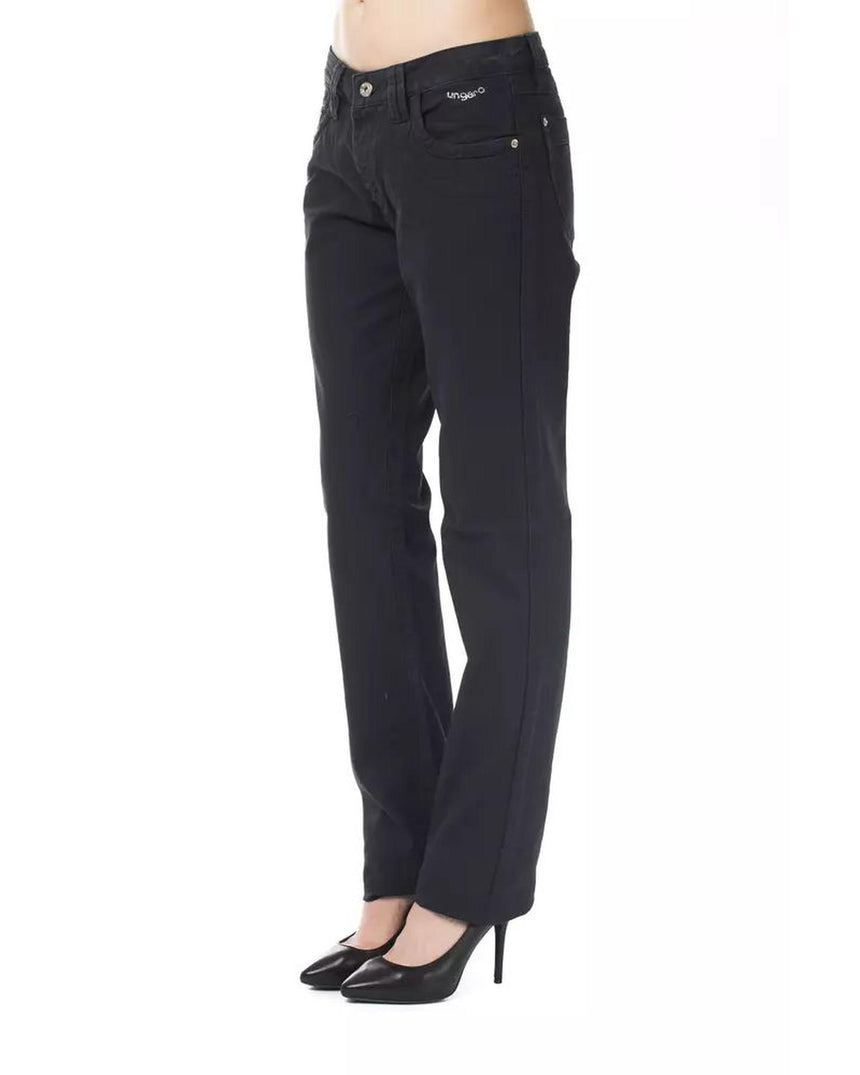 Ungaro Fever Women's Blue Cotton Jeans & Pant - W30 US