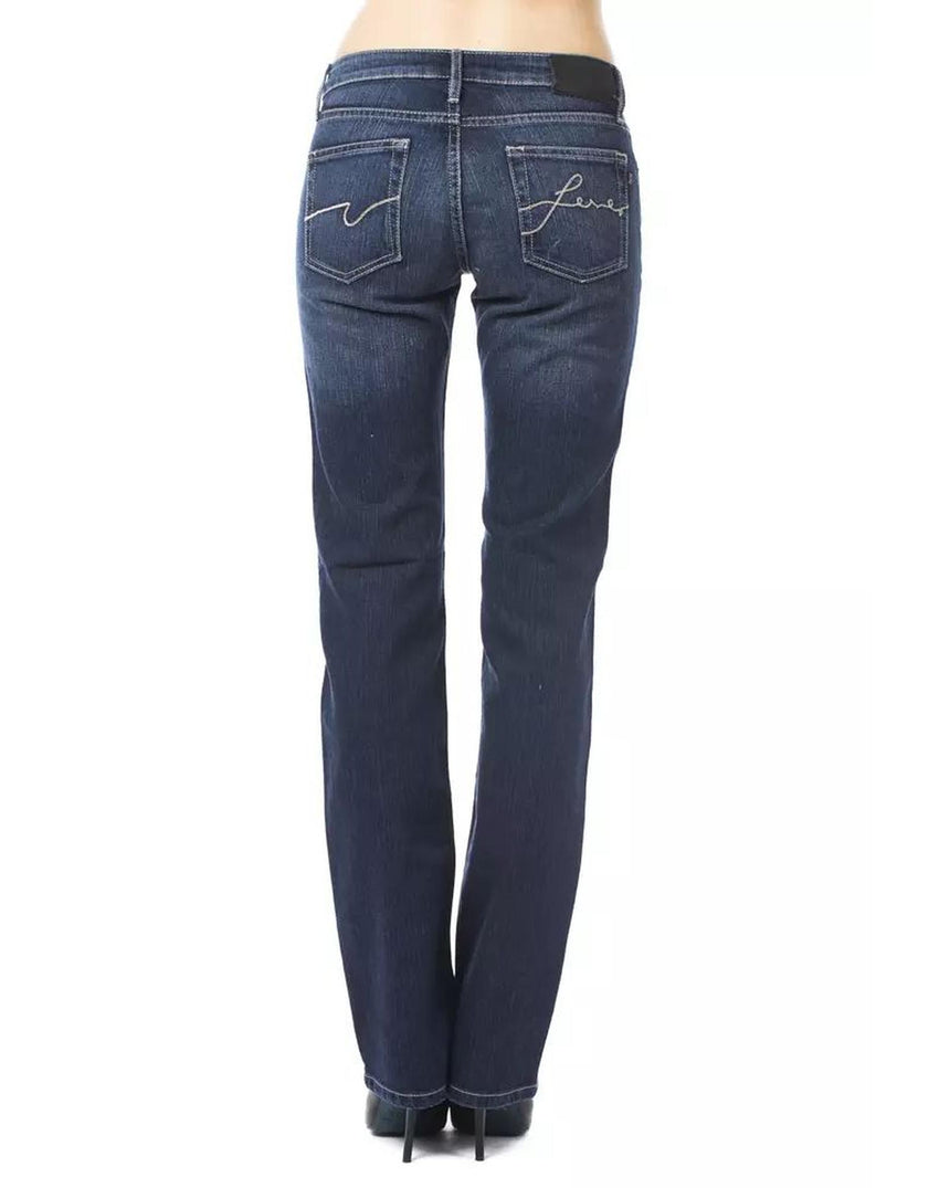 Ungaro Fever Women's Blue Cotton Jeans & Pant - W28 US