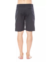 Cotton Blend Casual Shorts with Drawstring Waist W32 US Men