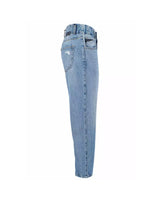 High-waisted Regular Fit Womens Jeans with Ruined Detail W29 US Women