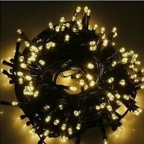 Solar Fairy String Lights 200 LED Outdoor Garden Christmas Party Décor Warm white/Yellow