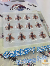 MINI FAKE ANTS Trick Halloween Scary Creepy Joke Prank Small Gag Toy Bug - 480 Ants