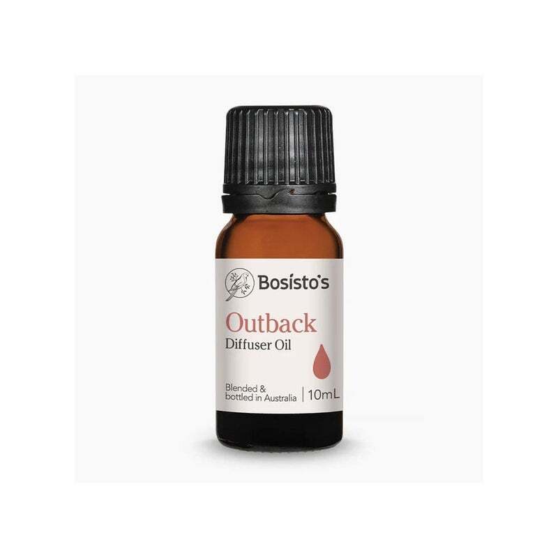 3x Bosistos Diffuser Oil Outback - Cederwood, Marjoram & Black Pepper 10mL