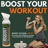 2x 10 Litres of Boost Sport Oxygen in a Can Supplemental - 200 Breath (Large)