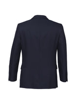 Mens 2 Button Classic Plain Suit Jacket Bamboo Blend Business Wedding  - Navy - 102