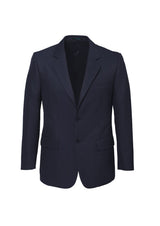 Mens 2 Button Classic Plain Suit Jacket Bamboo Blend Business Wedding  - Navy - 107