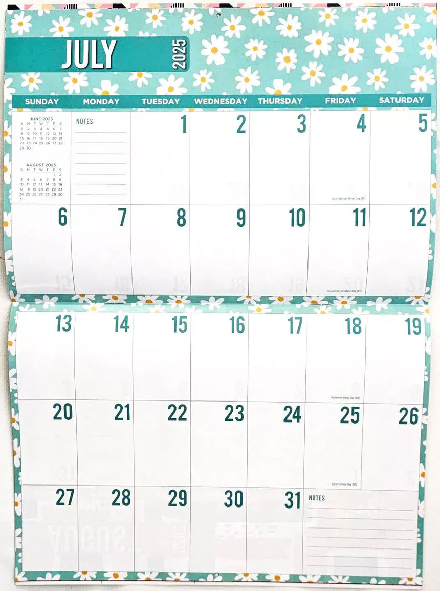 2025 Calendar Rectangle Wall Calendar 14 Months Hanging Planner Souvenir Gift