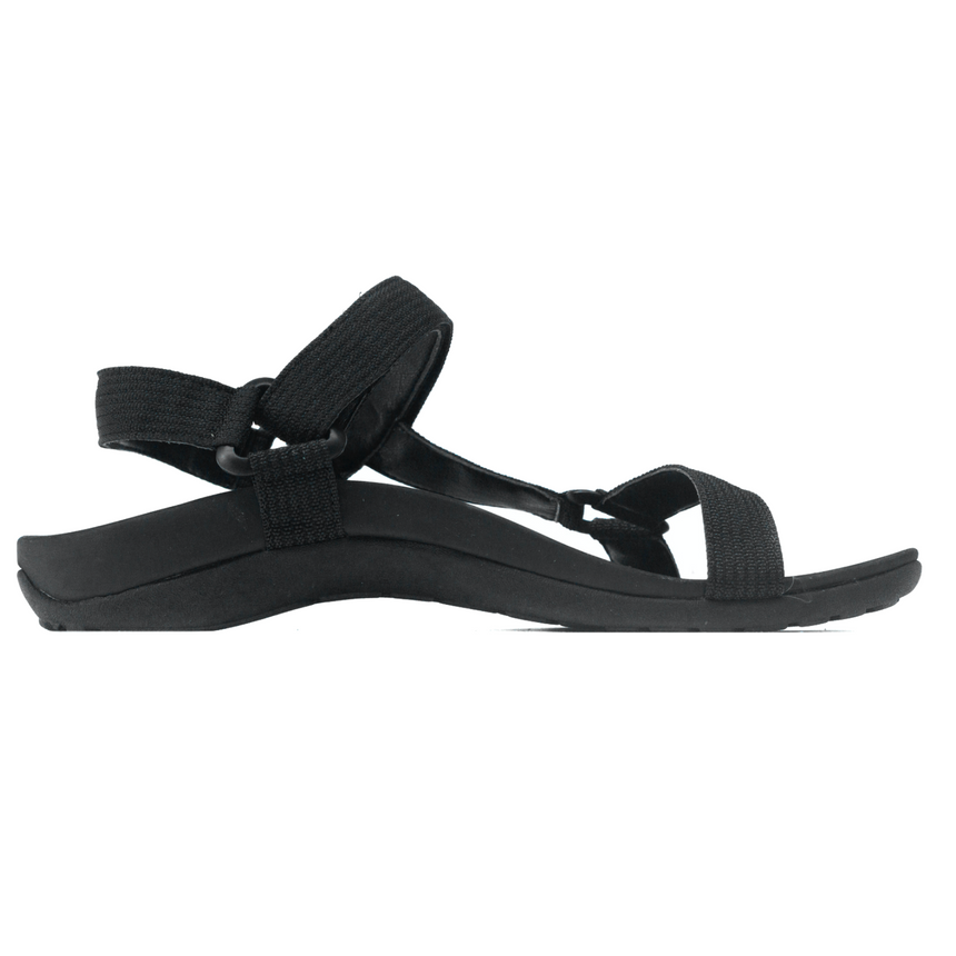 ARCHLINE Unisex Viva Orthotic Sandals Foot Pain Relief w Strap Shoes - Black - EUR 45 (Mens UK12/Ladies US14)