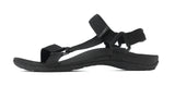 ARCHLINE Unisex Viva Orthotic Sandals Foot Pain Relief w Strap Shoes - Black - EUR 46 (Mens UK13/Ladies US15)