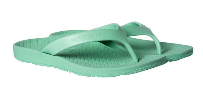 ARCHLINE Orthotic Thongs Arch Support Shoes Footwear Flip Flops - Dew Green - EUR 39