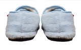 ARCHLINE Orthotic Plus Slippers Closed Scuffs Pain Relief Moccasins - Baby Blue - EU 36