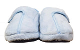 ARCHLINE Orthotic Plus Slippers Closed Scuffs Pain Relief Moccasins - Baby Blue - EU 37