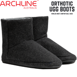 Archline Orthotic UGG Boots Slippers Arch Support Warm Orthopedic Shoes - Black - EUR 36 (Mens US 3)