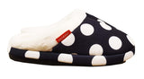 ARCHLINE Orthotic Slippers Slip On Arch Scuffs Pain Relief Moccasins - Polka Dots - EU 36