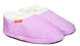 ARCHLINE Orthotic Slippers CLOSED Arch Scuffs Pain Relief Moccasins - Lilac - EU 38