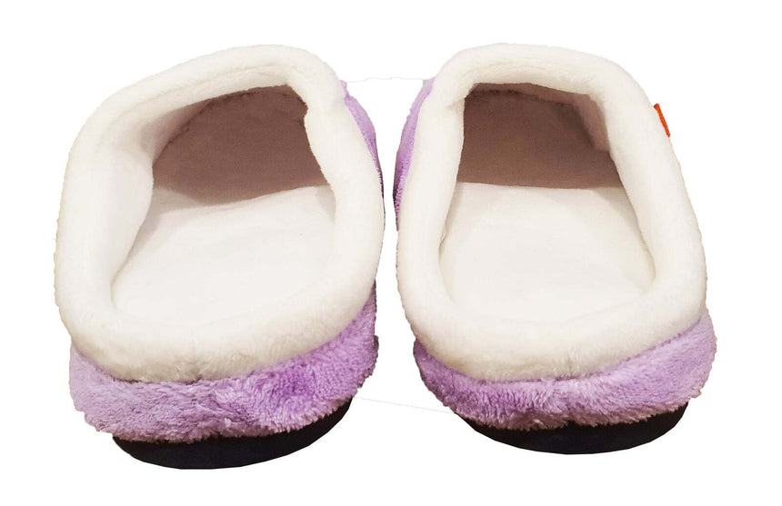 ARCHLINE Orthotic Slippers Slip On Arch Scuffs Pain Relief Moccasins - Lilac - EU 35