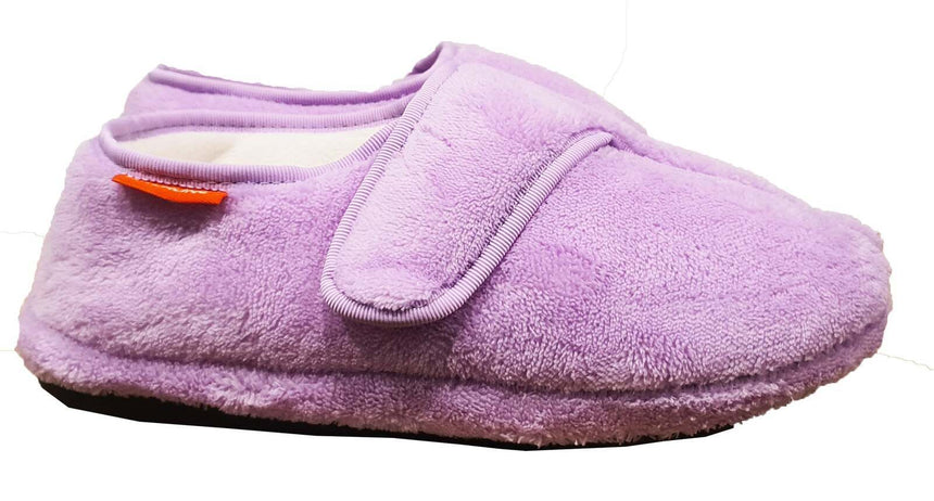 ARCHLINE Orthotic Plus Slippers Closed Scuffs Pain Relief Moccasins - Lilac - EU 35