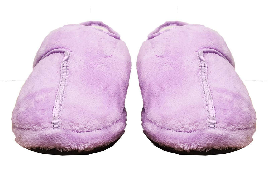 ARCHLINE Orthotic Plus Slippers Closed Scuffs Pain Relief Moccasins - Lilac - EU 35