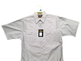 BISLEY SHORT SLEEVE SHIRT Everyday Casual Business Work Cotton Blend Check - BS2552_VPLB (PLB) - L