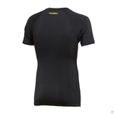 Mens DIADORA Compression Short Sleeve T Shirt Top Gym Thermal - Black - S