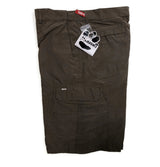 HUSKI Cargo Shorts Mens Cascade Microfibre Flexi Fit Short Army Military 515206 - Bone - 4XL (112cm Waist)