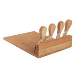 Bamboo Cheese Board and Knife Set