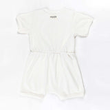 Ponchik Babies + Kids - Ribbed Cotton Romper - Daisy - 0-3 months