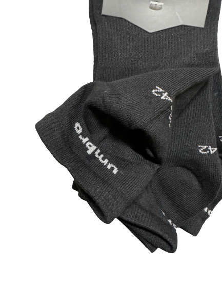 Umbro Mens Trainer Ankle Socks - Black - 1 Pack of 3 Pairs - EU 43-46