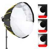 Hridz BM-H90 90cm Bowens Parabolic Softbox with Honeycomb grid