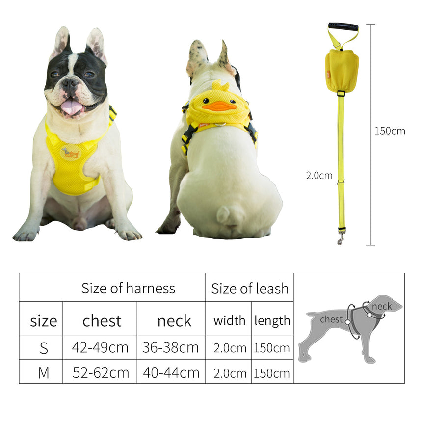 Ondoing Pet Saddle Bag Dog Harness Backpack Hiking Traveling Outdoor Bags Cute Costume (Pink pig bag with leash)L