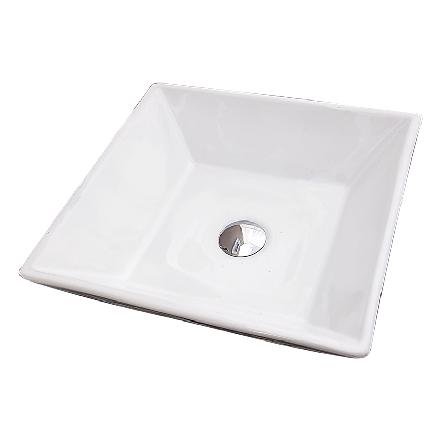 Bathroom Ceramic Rectangular Above Countertop Basin for Vanity