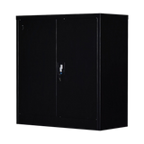 Two-Door Shelf Office Gym Filing Storage Locker Cabinet Safe